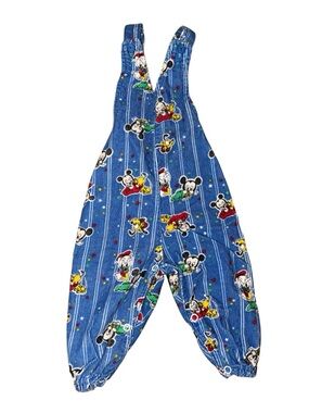 Vintage Disney baby corduroy overalls 0-6M 3M 6M Mickey